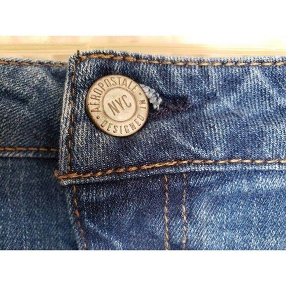 Women's Distressed Jean Shorty Short Frayed Size 4 - Picture 8 of 9